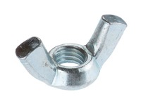 1/2-13 THREAD  *  WING NUT COARSE ZINC PLATED STEEL